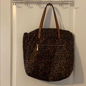 GUC Leopard Print Tote Bag
